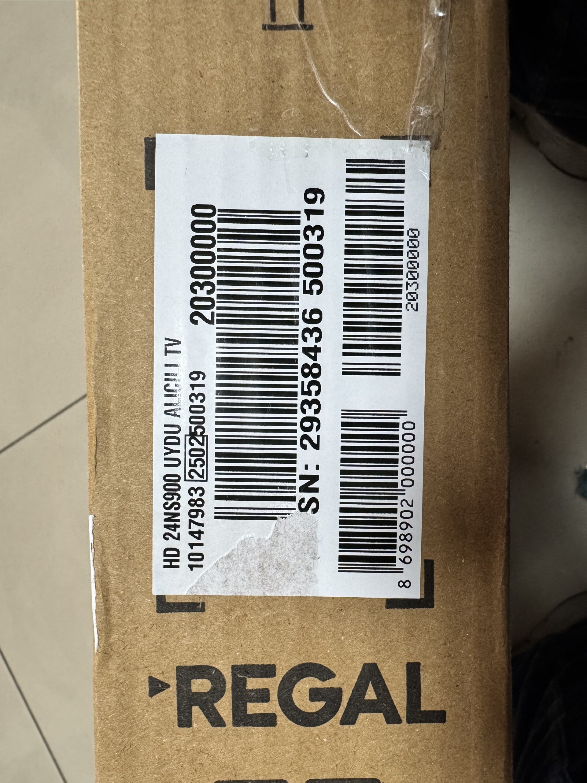 24 İNÇ REGAL TELEVİZYON