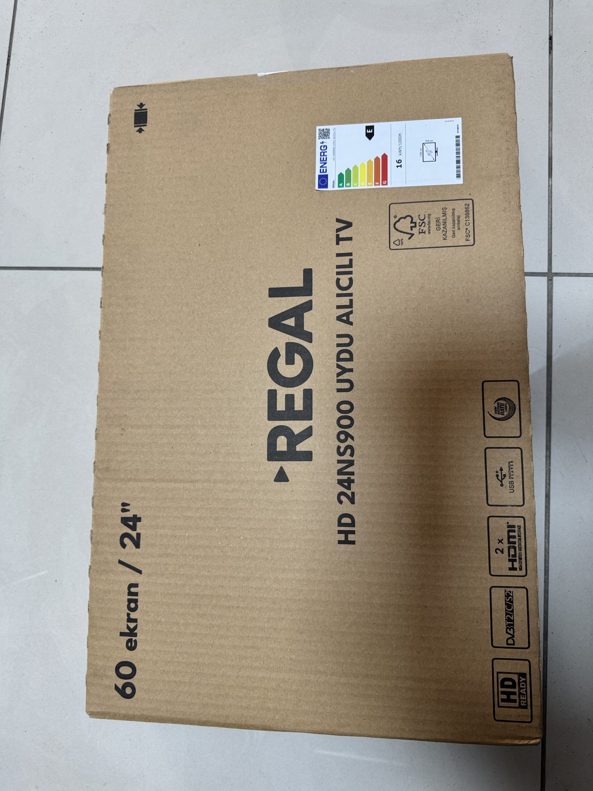 24 İNÇ REGAL TELEVİZYON