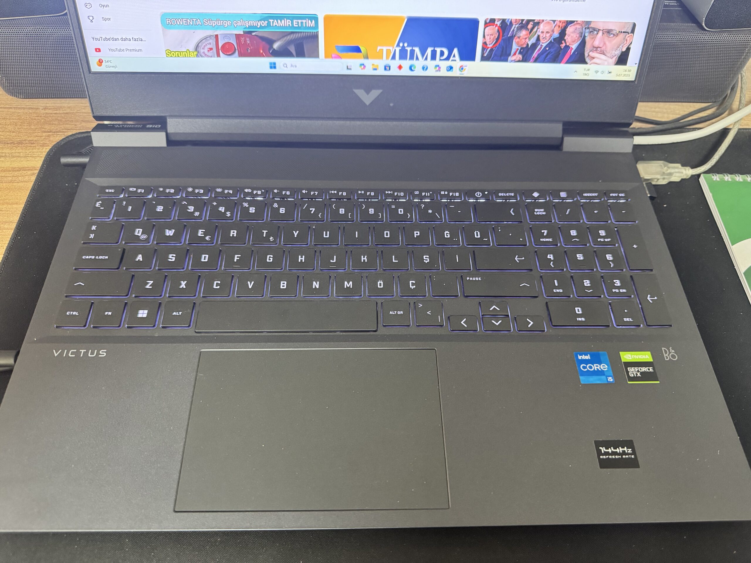 HP VİCTUS 16 İNÇ BİLGİSAYAR